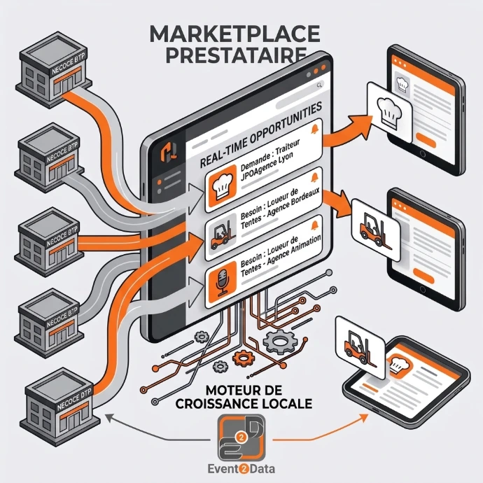 Boostez votre business grâce à la Marketplace prestataire Event2Data