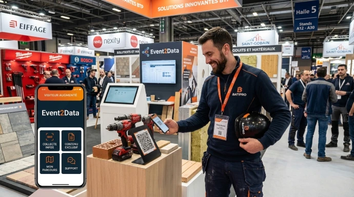 Profitez d'une expérience visiteur augmentée avec Event2Data